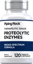 Piping Rock Proteolytic Enzymes Supplement: 124; 120 Kapsler; 124; Broad Spectrum Complex: 124; Vegetar, Non- GMO, Gluten Free