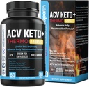 ACV Keto Kosttilskud, Mothers Apple Cider Vincils (1455 Mg) piller til Metabolisme og Appetite Support, THERMO ACV Keto piller til vægttab og Belly Fat, voksne slankende kapsler til kvinder Mænd