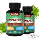 Saw Palmetto Supplement, Saw Palmetto Extract 750mg, with Lycopene, Pumpkin Seed Powder, for mænd og kvinder, non-GMO 'er & Gluten, Vegan, 90 Count Capsules Pack af 2