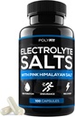 Polyfit elektrolytsalte - 100 saltpiller - Elektrolyter Udskiftningssalttabletter til løbere - Supplement til hurtig hydrering, nyttiggørelse og udholdenhed