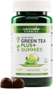 NatureWise Green Tea Gummies - Keto, Sukker Free - Understøtter Fitness Goals for Kvinder & Mænd - 500mg Green Tea + Hindbær Ketoner, Garcinia Cambogia - Vegan, No Gluten - 60 Greve [1-Måned Supply]