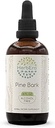 HerbEra Pine Bark B120 Alkohol- Free Herbal Extract Tinktur, Koncentrerede flydende dråber Natural Pine Bark (Proanthocyanidin) Tørret Bark 4 fl oz