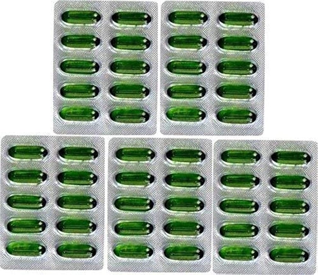 50 Egypt kapsler E-vitamin til glødende ansigt, stærkt hår, acne, negle, glødende hud 400mg