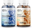 Wild & Organic L- Glutathione Gummies & L- Carnitin Gummies 60 Greve