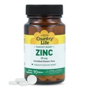 Country Life Target- Mins Zink 50 mg 90 tabletter - Zink kosttilskud til immunsundhed - Zink 50mg - Zink support