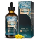 Mullein dråber til lunger, Support Lung Cleanse / Detox & Respiratory Funktion for sund vejrtrækning - Mullein Leaf Extract til Lungs-2 fl.oz