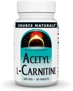 Source Naturals Acetyl L- Carnitin, 500mg, 30 tabletter