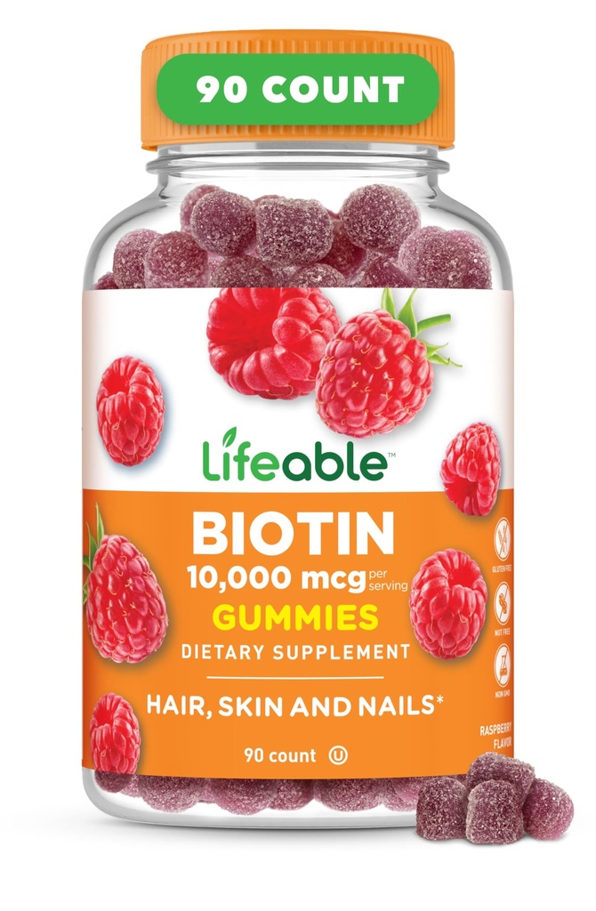 Levedygtig Biotin Gummy Note 124; 10,000mcg