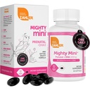 Zahler Mighty Mini prenatal Vitamin med DHA & Folate - Certificeret Kosher - Alle naturlige prenatale vitaminer - Multivitamin til gravide kvinder - 19 prenatale vitaminer herunder folinsyre (90 Softgels)