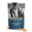 BOND Vitality - all- in- One Mandlig Fertilitet Supplement - Conception for ham, Fertilitet Kosttilskud til mænd, Mand Wellness Supplement - CoQ10, Vitamin B12, C, D, & E, Catalase, Selenium - 120 Kapsler