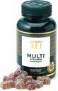 Læge ALI Natural Multivitamin Gummies Note 124; Organic Daily Gummies with Vitamin A, C, & Essential Nutrients
