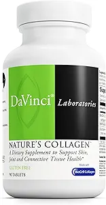 DAVINCI Labs Natures Collagen - BioCell Collagen tillæg med MSM & Glucosamin - Hjælper til at understøtte fælles sundhed, hud sundhed & forbindelsesvæv - Gluten- Free - 90 tabletter
