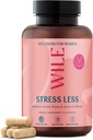 WILE Menopause & Perimenopause Kosttilskud til kvinder med Ashwagandha - Stress Relief med Black Cohosh - Premenopausal support til forbedret mad, søvn, Hormone Balance - Vegan, 30 Serveringer