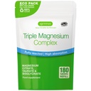 Igennus Superior Triple Magnesium Complex, Fuldt Reaged & Chelated Glycinate, Taurate & Citrate, Clean Label, High Bioavailability & Absorption, 180 tabletter, Vegan, Non- Buffered