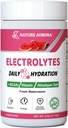 Elektrolyter Powder No Sugar, Frisk Watermelon Electrolyte Powder, Hydration Powder, Forbedret med Himalayan Salt, BCAA og B-Vitamin, Ingen kalorier, Sukker Free Keto Electrolyte Drikke - 90 Servere