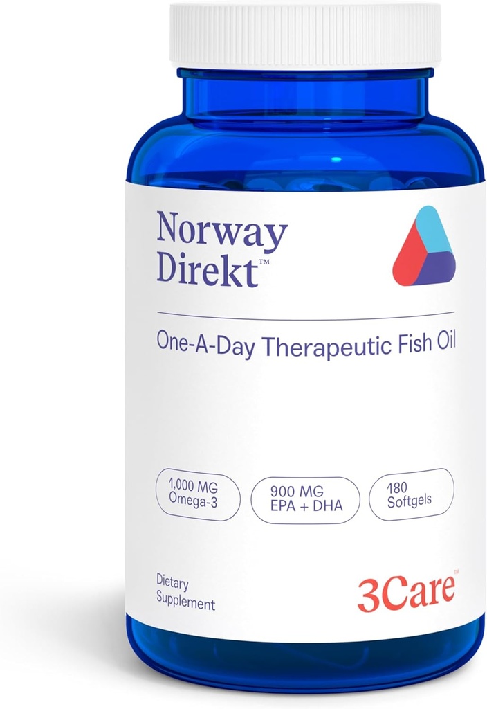 Norge Direkt Omega-3 Fish Oil 2,000mg Omega-3 per 2 softgel