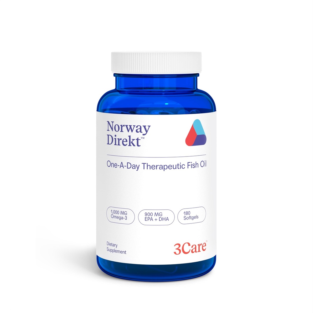 Norge Direkt Omega-3 Fish Oil 2,000mg Omega-3 per 2 softgel