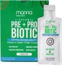 Manna Vitamin Evolved Liposomal Prebiotic + Probiotiske Pakninger - 40 Millioner CFU, 8 Strops - Gut, fordøjelsesbesvær, immunforsvar - Høj Absorption, Shelf- stable, Dagligt tillæg, 30 Single Serves