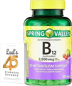 Forår Valley Vitamin B12 Quick- Dissoll Tablets Diabetic Supplement