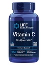 Life Extension Vitamin C og Bio- Quercetin ®, Kardiovaskulær Health Supplement, Immunstøtte, Meget absorberbar, quercetin, Vitamin C, Gluten Free, Non- GMO, Vegetar, 250 tabletter