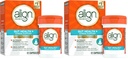 Justér probiotisk, fordøjelsesbetinget stress, probiotisk for kvinder og mænd med Ashwagandha, hjælper med en sund reaktion på stress, Gluten Free, Soy Free, Vegetar, 21 kapsler (Pack of 2)