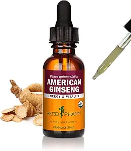 Herb Pharm Certified Organic American Ginseng Extract - 1 Ounce