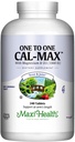 Maxi Health 500 mg kalciumtilskud med D3- vitamin (1000 IE) og Magnesium (500 mg) - Knogler, tænder og fælles støtte til mænd og kvinder - 240 tabletter