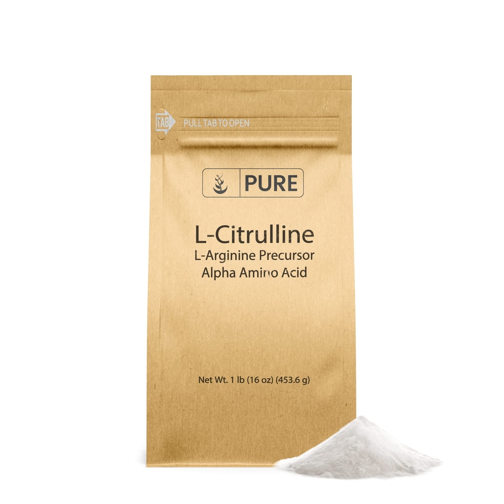 Pure Original Ingredients L- Citrullin Powder (1 LB) Pure Non- Essential Aminosyre, Preservative- Free