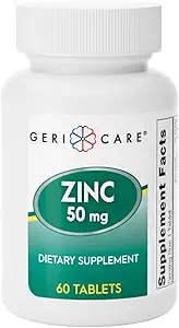 GeriCare Gericare Zink Sulfate 220mg Kosttilskud, 60 Tælling