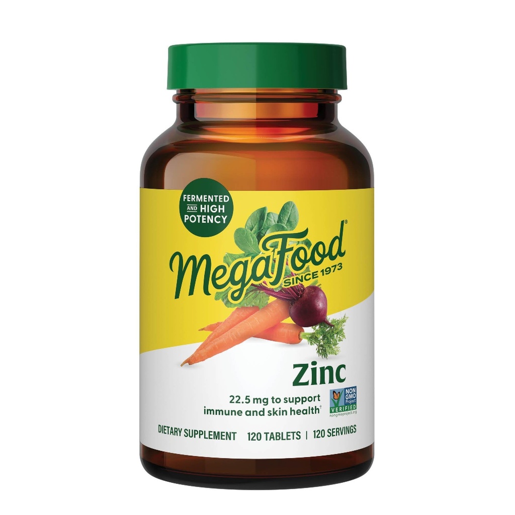 MegaFood Zink Kosher - 120 tabletter, 120 servering