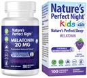 Nature 's Perfect Night Bundle be 124; Melatonin 20mg be 124; Kids Melatonin 1mg be 124; 180 greve be 124; 100 greve be 124; Sugar Free be 124; Gluten Free be 124; Non- GMO has 124; Vegan