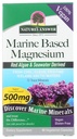 Naturens svar Marine baseret Magnesium, Super koncentreret 500mg • 124; Plant baseret • 124; Rød Alger & Seawater Afledt • 124; Alkohol- Free & Gluten- Free • 124; Vegetariske Kapsler 90ct