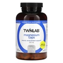 Twinlab Magnesium Caps - Høj Absorption Magnesium supplement til støtte Leg kramper Relief - Magnesium kapsler til stress Relief, 420 mg, 200 Tæl, 1 pakke