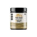 TERRA OPRINDELSE Sund Gut Powder (Honey Lemon) Note 124; 30-Servering med L- Glutamin, Zink, Glucosamin, Slippery Elm Bark og mere!