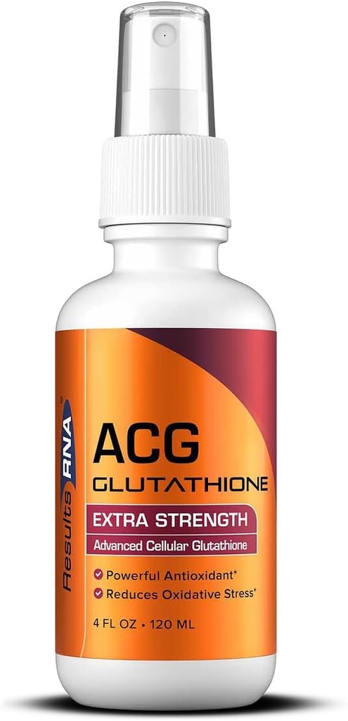 Resultater RNA - ACG Glutathione ekstra styrke immunboost - kraftfuld antioxidant & immunboost formel i en stor smagsprøve. Anbefalet af Læger Worldwide (4 oz)