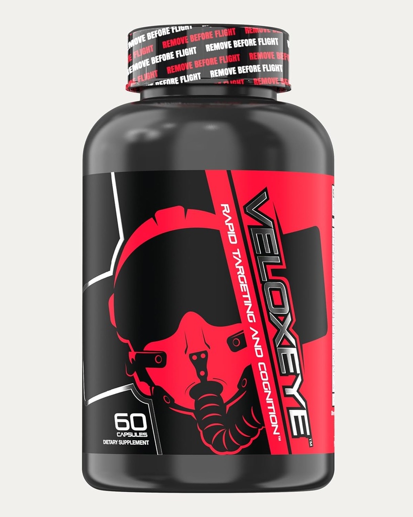 VELOXEYE ™ Eye Vitamin til Vision. Øjentilskud til voksne. Patenteret høj potens 20mg Lutein og 4mg Zeaxanthin. 240mg Bilberry + 16 Potent antioxidant Vitamin. Forbedre synet naturligt