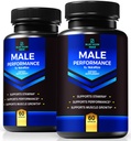 (2 Pack) Blå Vigor Max piller til mænd, All- Natural Formel for Mand Fitness og Stamina, Premium kapsler til daglig ernæring, ydeevne & energi, Officiel supplement til mand anmeldelser (120 kapsler)