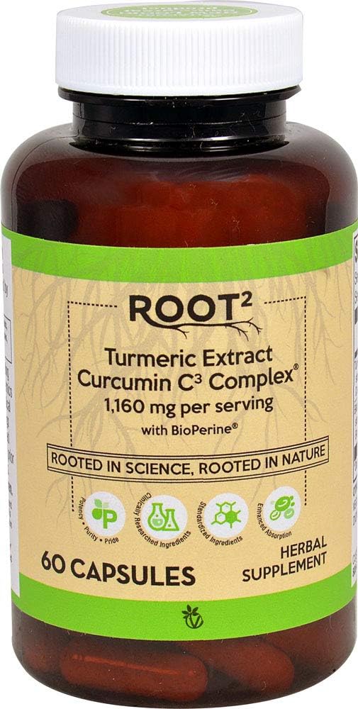 Vitacost gurkemeje Extract Curcumin C3 Complex with Bioperine - 1,160 mg per servering - 60 kapsler