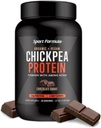 Sport Formel Kikært Proteinpulver, Økologisk og Vegansk Plant baseret Protein, Alle naturlige Proteinpulver med essentielle Aminosyrer, Chokolade Flavor, kun 2 netto Carbs med 21 Bedste Protein
