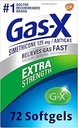 Gas- X Extra Strength Gas Relief Softels med Simeticone 125 mg til Bloating Relief - 72 Tæl