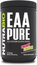NutraBio - EAA Pure - 9 Aminosyrer - Muskel reparation og inddrivelse, 30 Servering, Cherry Limeade - Pre eller Post Workout - All Day Recovery