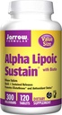 Jarrow Formulas Alpha Lipoic Sustain 300, Value Size, 300 Mg, 120 Sustain Tablets (3- Pack)