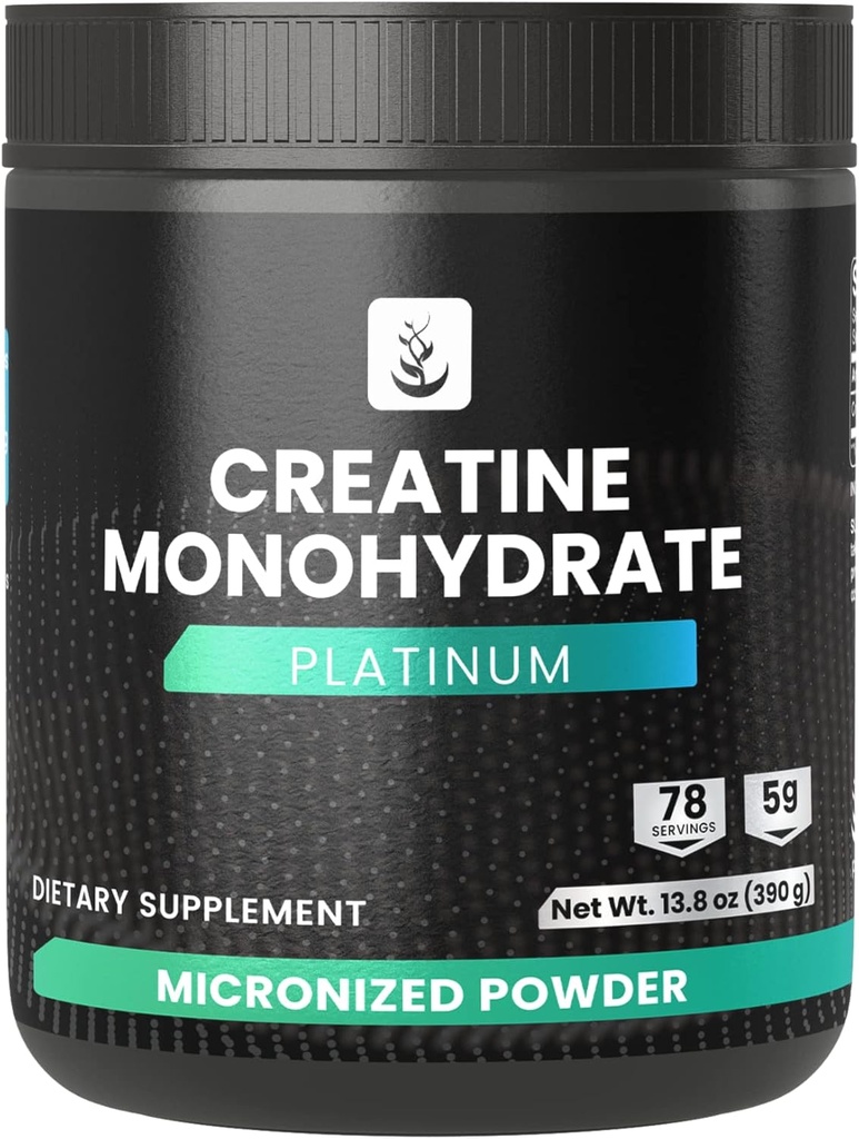 PURE ORIGINALSINGENTER Creatinmonohydrat Pulver, 13, 8 oz, Kosttilskud, Mikroniseret