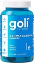 Goli Ashwagandha & D-vitamin Gummy - 60 Greve - Blandet berry, KSM- 66, Vegan, Plant Based, Non- GMO, Gluten- Free & Gelatine Free Relax. Gendan. Slap af, pakke med 1