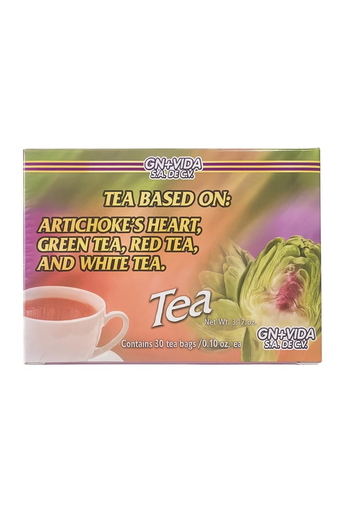 1 Box / Caja Alcachofivida Artiskoke TEA- Box med 30 teposer / Caja con 30 sobres de te