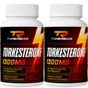 Turkesterone Supplement 1300mg Ultra High Strength (Ajuga Turkestanica Extract Std. til 20% Turkesterone), for atletisk ydeevne & muskelmasse, 240 kapsler