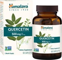 Himalaya Quercetin Supplement til Plant- baseret Bioflavonoid Support og Daglig Wellness, Antioxidant og immunforsvar, 500 mg, Non- GMO, 60 Vegetar Caplets, 2 Måned Supply