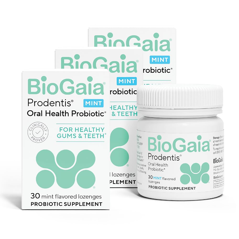 BioGaia Prodentis 3- Pack Note 124; Dental Probiotic Lozenges