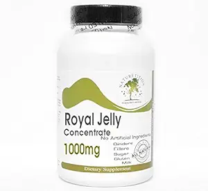 Royal Jelly Koncentrat 1000mg ~ 200 Kapsler - Ingen tilsætningsstoffer ~ Naturetition Kosttilskud