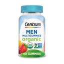 Centrum Mænd Organic Multigummies, Mænd Multivitamin Gummies, Organic Multivitamin for mænd med essentielle næringsstoffer til immunforsvar, energi og muskelfunktion - 90 Greve